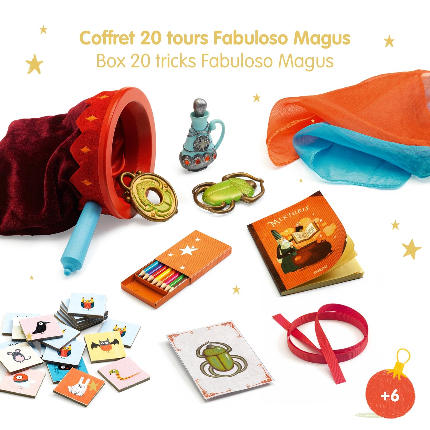 DJECO Juegos de mesa Box Mágico Fabuloso Mago DJ09962
