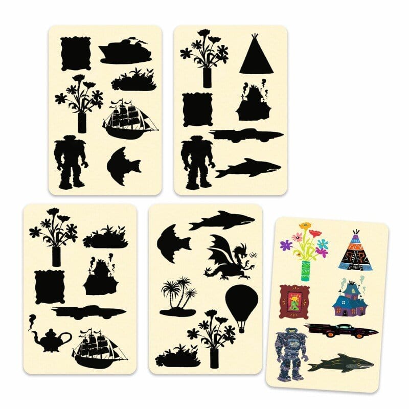 DJECO Juegos de mesa Copia de Juego de Cartas Banda de Rock