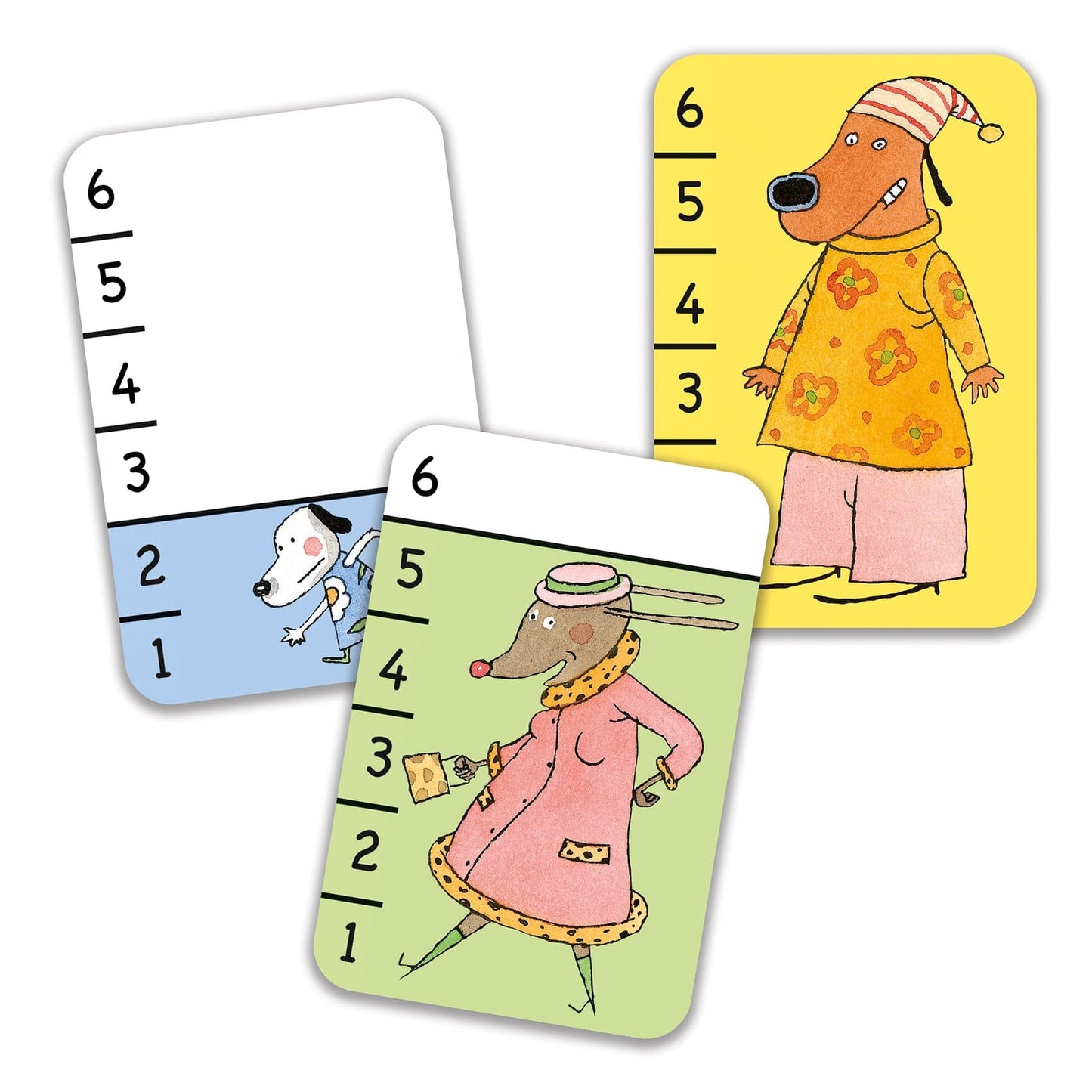 DJECO Juegos de mesa Juego de Cartas Bata Waf DJ05104