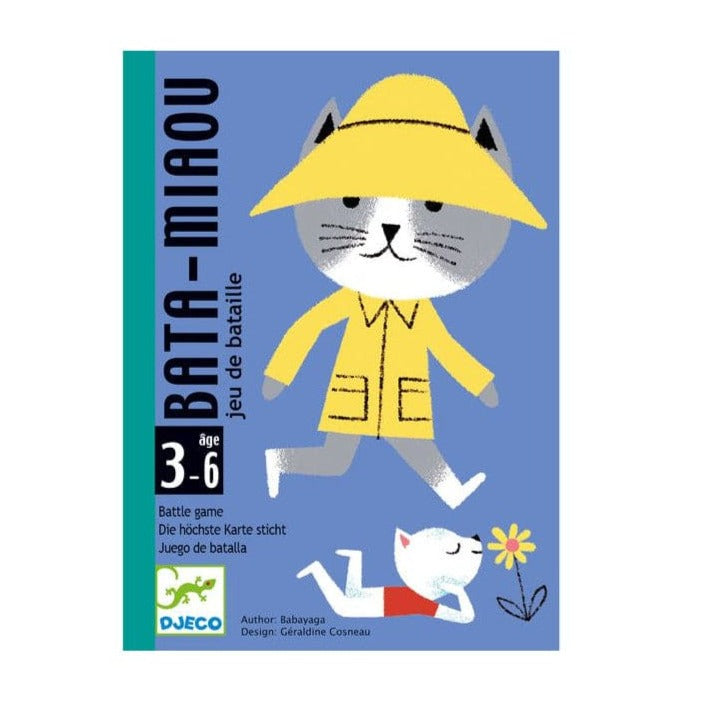DJECO Juegos de mesa Juego de Cartas de batalla Batamiaou