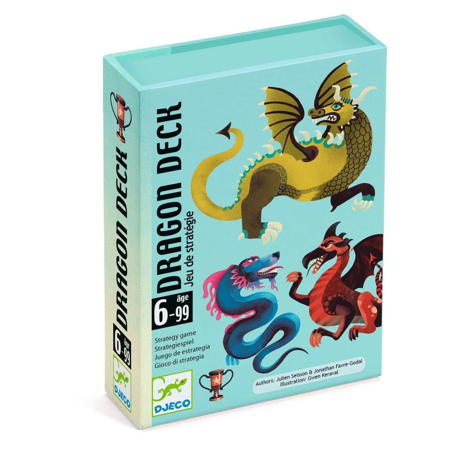 DJECO Juegos de mesa Juego de Cartas Dragon Deck - Djeco DJ05081