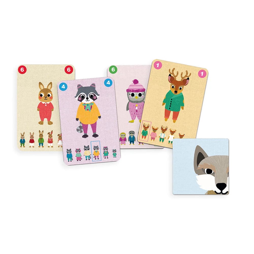 DJECO Juegos de mesa Juego de cartas Familou DJ05103