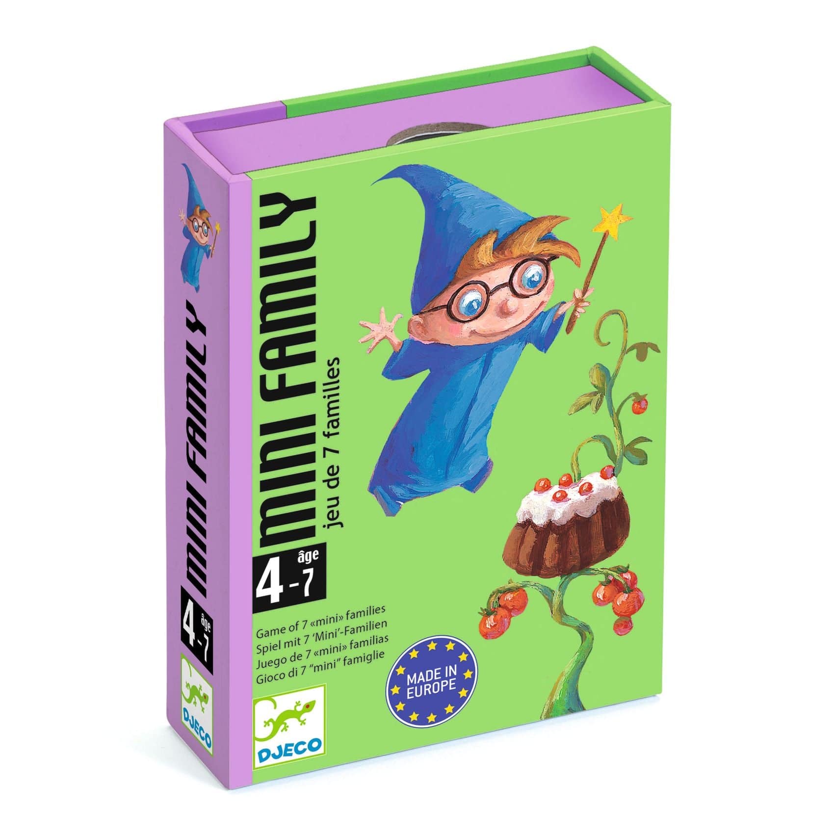 DJECO Juegos de mesa Juego de Cartas Mini Family DJ05101