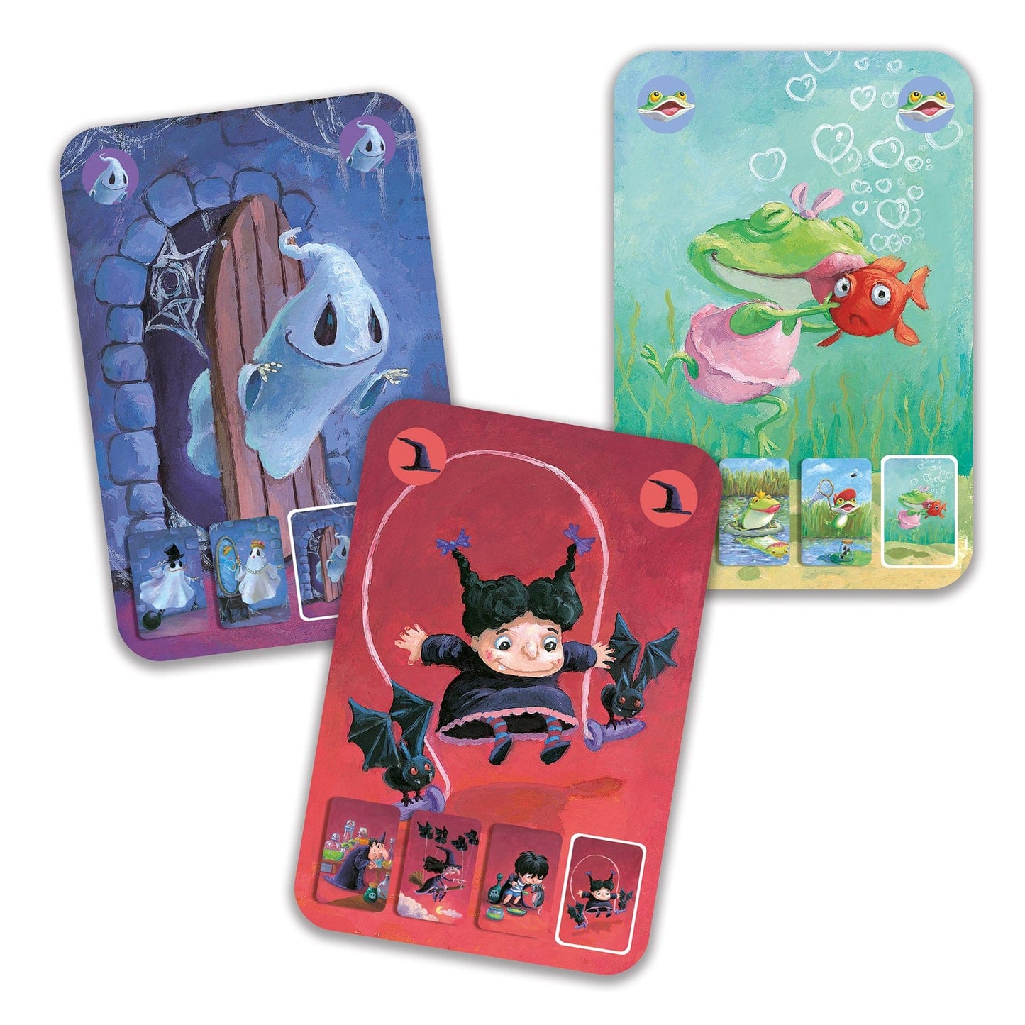 DJECO Juegos de mesa Juego de Cartas Mini Family DJ05101