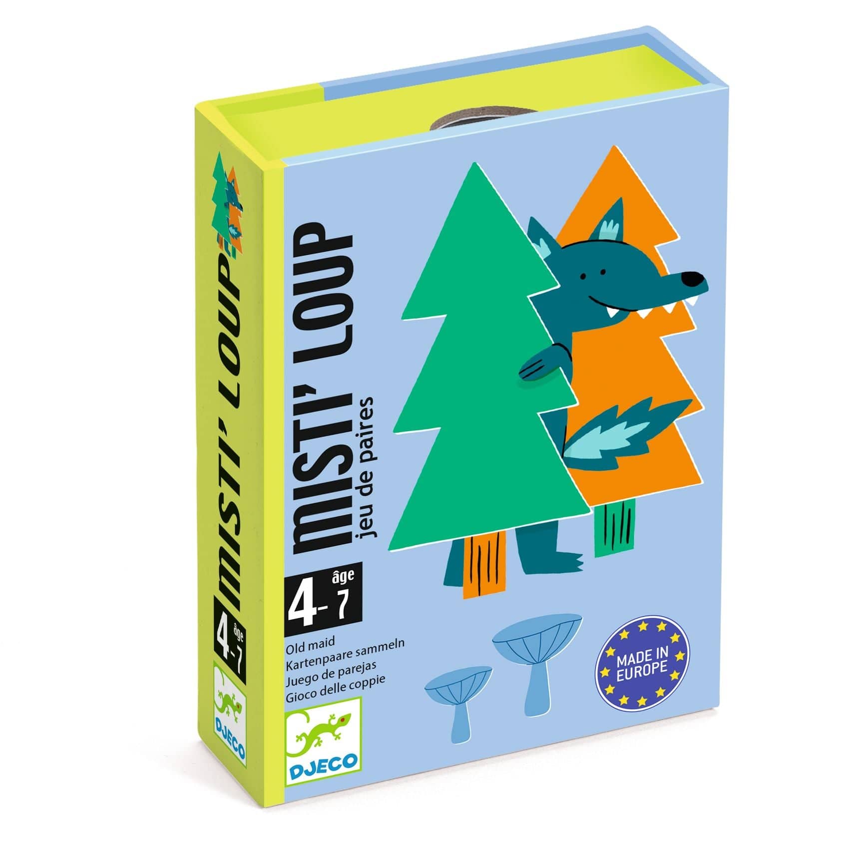 Djeco Juegos de mesa Juego de cartas Misti'Loup DJ05078