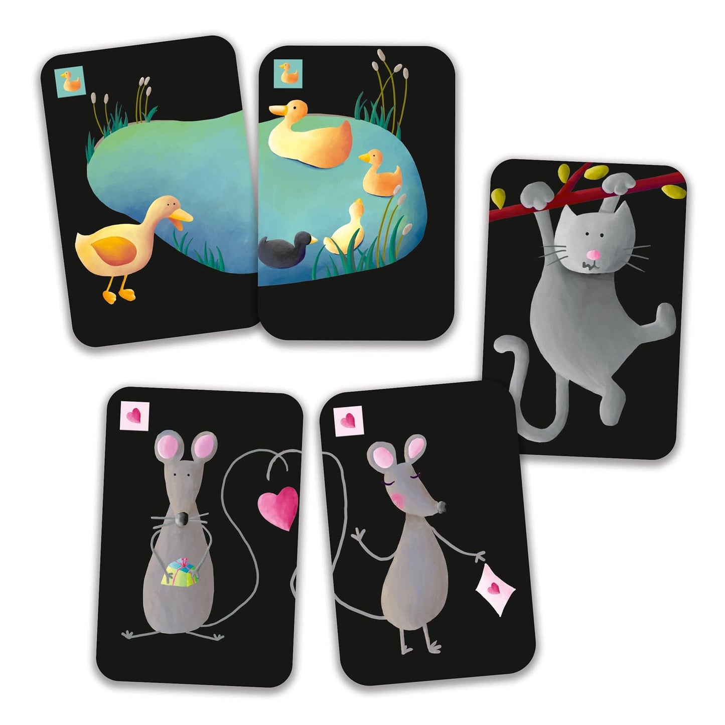 DJECO Juegos de mesa Juego de Cartas Mistigri DJ05105
