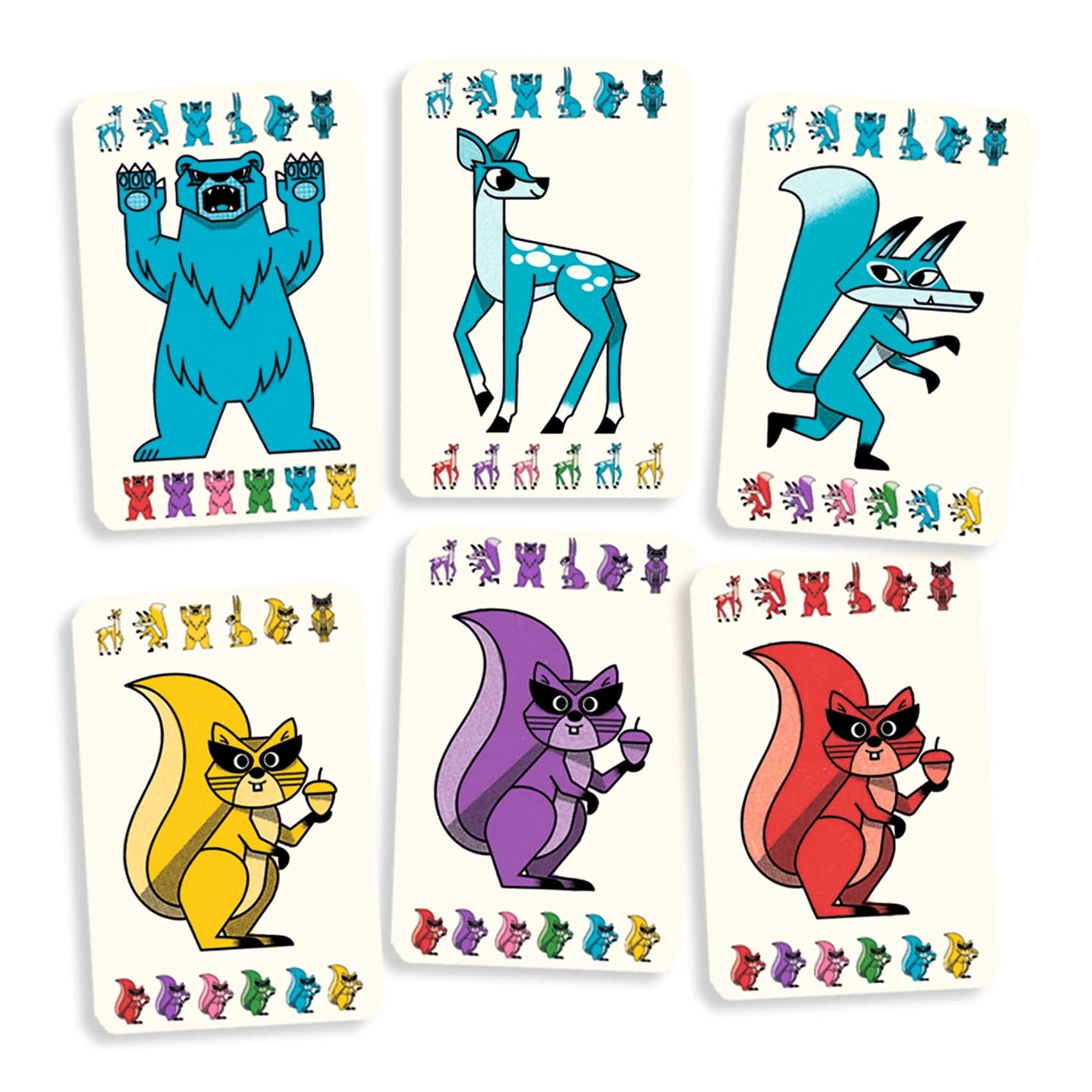 DJECO Juegos de mesa Juego de Cartas Mix Family DJ05083