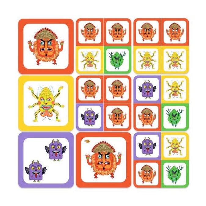 DJECO Juegos de mesa Juego de cartas Monstrio