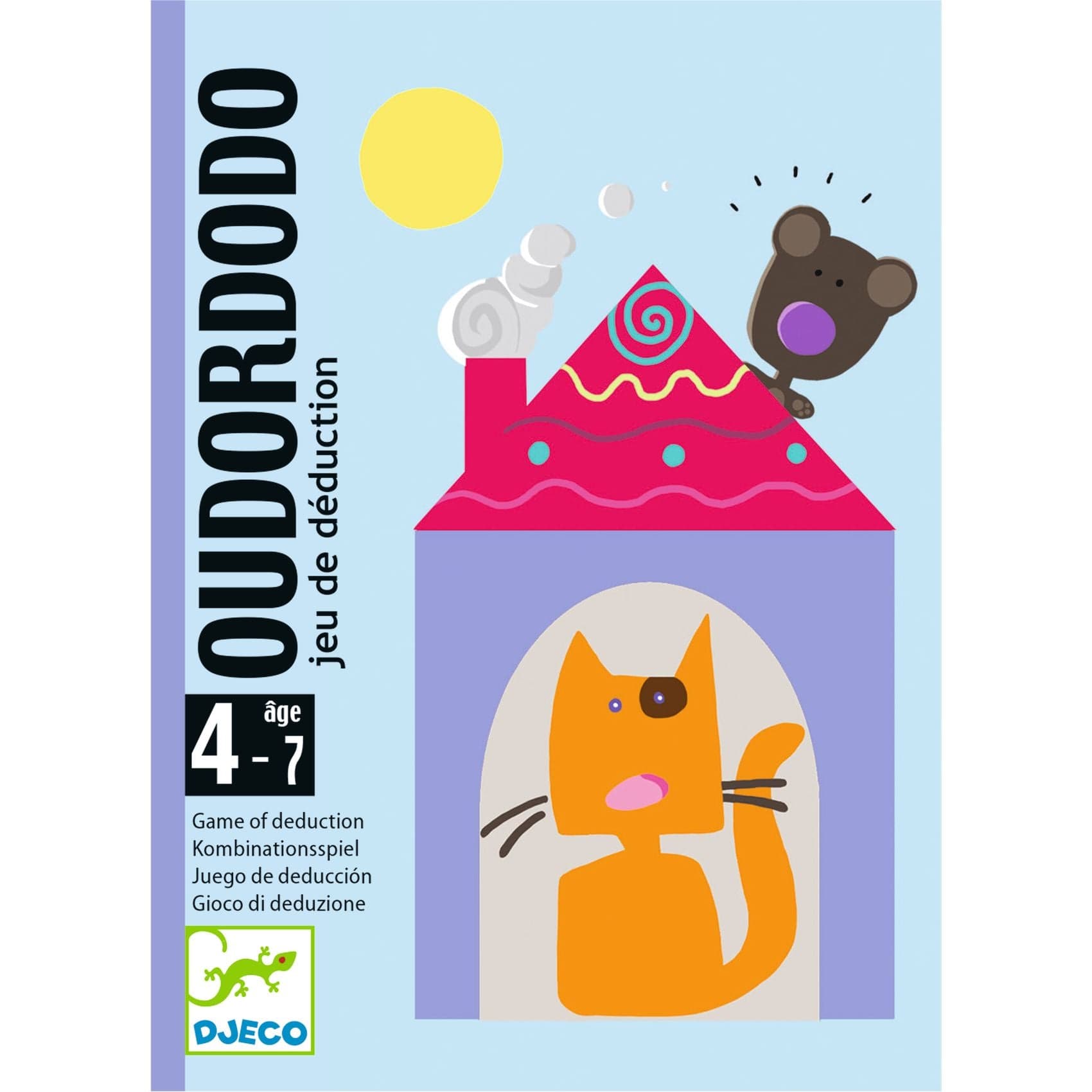 DJECO Juegos de mesa Juego de Cartas Oudordodo DJ05106