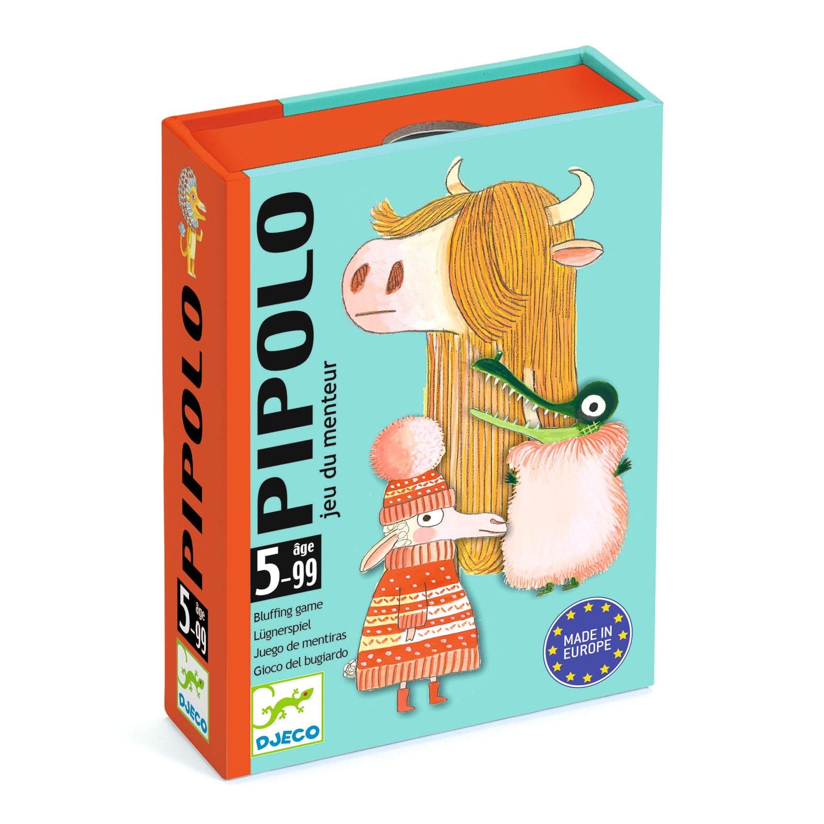 DJECO Juegos de mesa Juego de Cartas Pipolo DJ05108