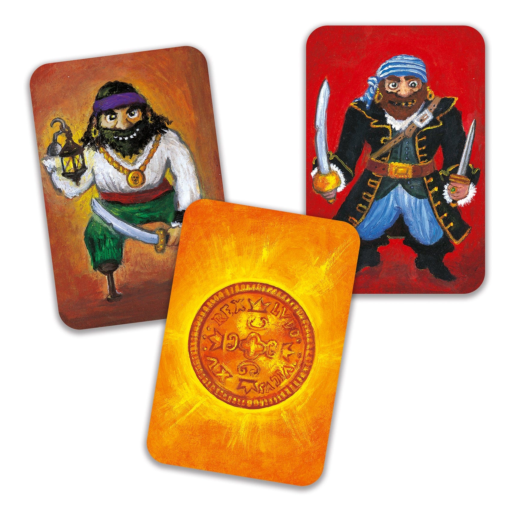 DJECO Juegos de mesa Juego de Cartas Piratatak DJ05113