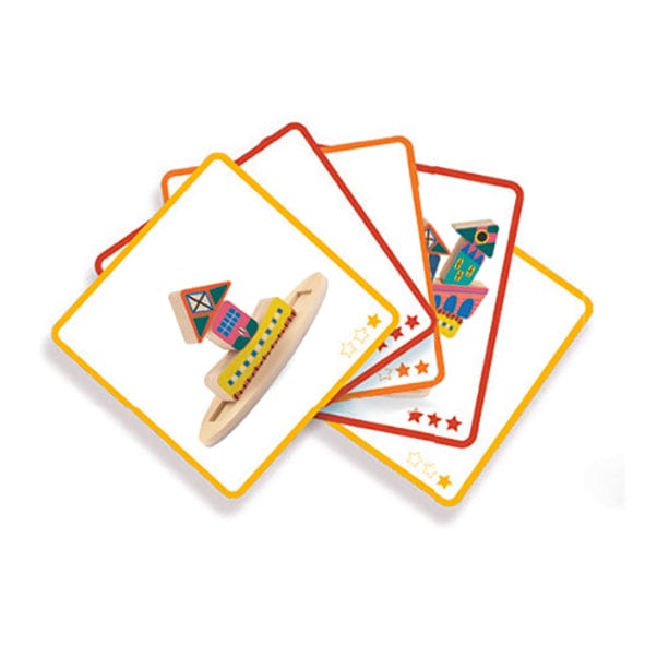 DJECO Juegos de mesa Juego de construcción Ze Stakaboom DJ06438