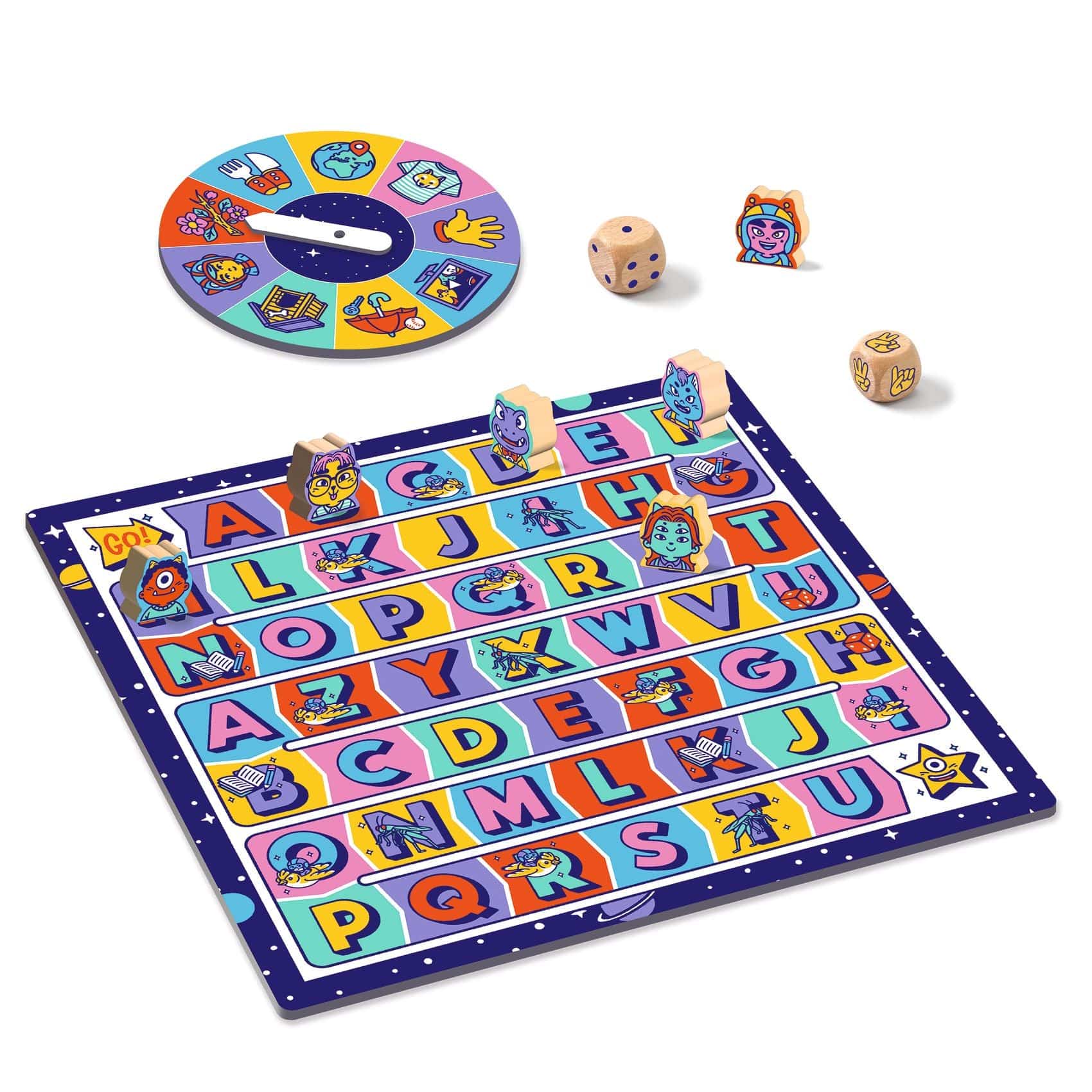 DJECO Juegos de mesa Juego de mesa ABC rapido DJ08583