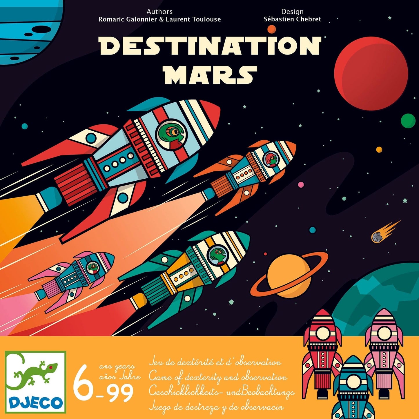 Djeco Juegos de mesa Juego de mesa Destino Marte DJ08582
