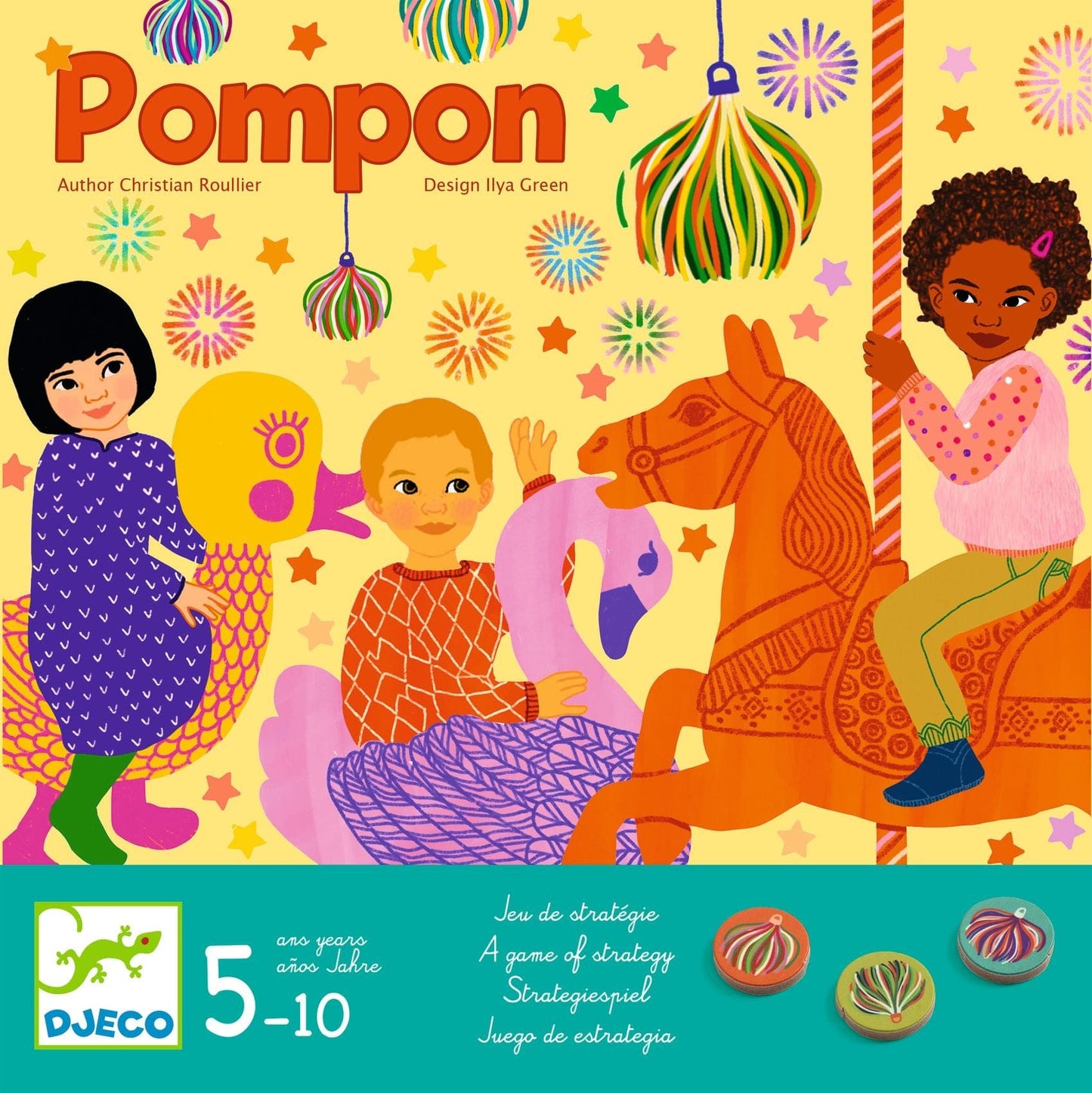 Djeco Juegos de mesa Juego de mesa Pompon - Djeco DJ00804