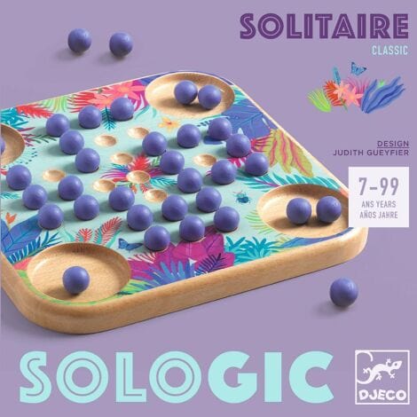 DJECO Juegos de mesa Juego de mesa Solitaire Sologic - Djeco DJ00813