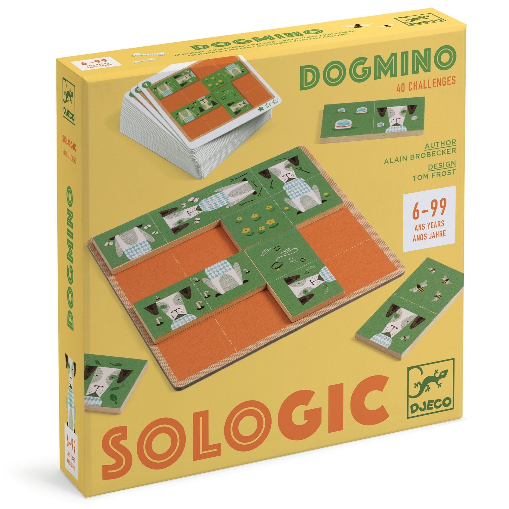 Djeco Juegos de mesa Juego de mesa sologic dogmino DJ08522