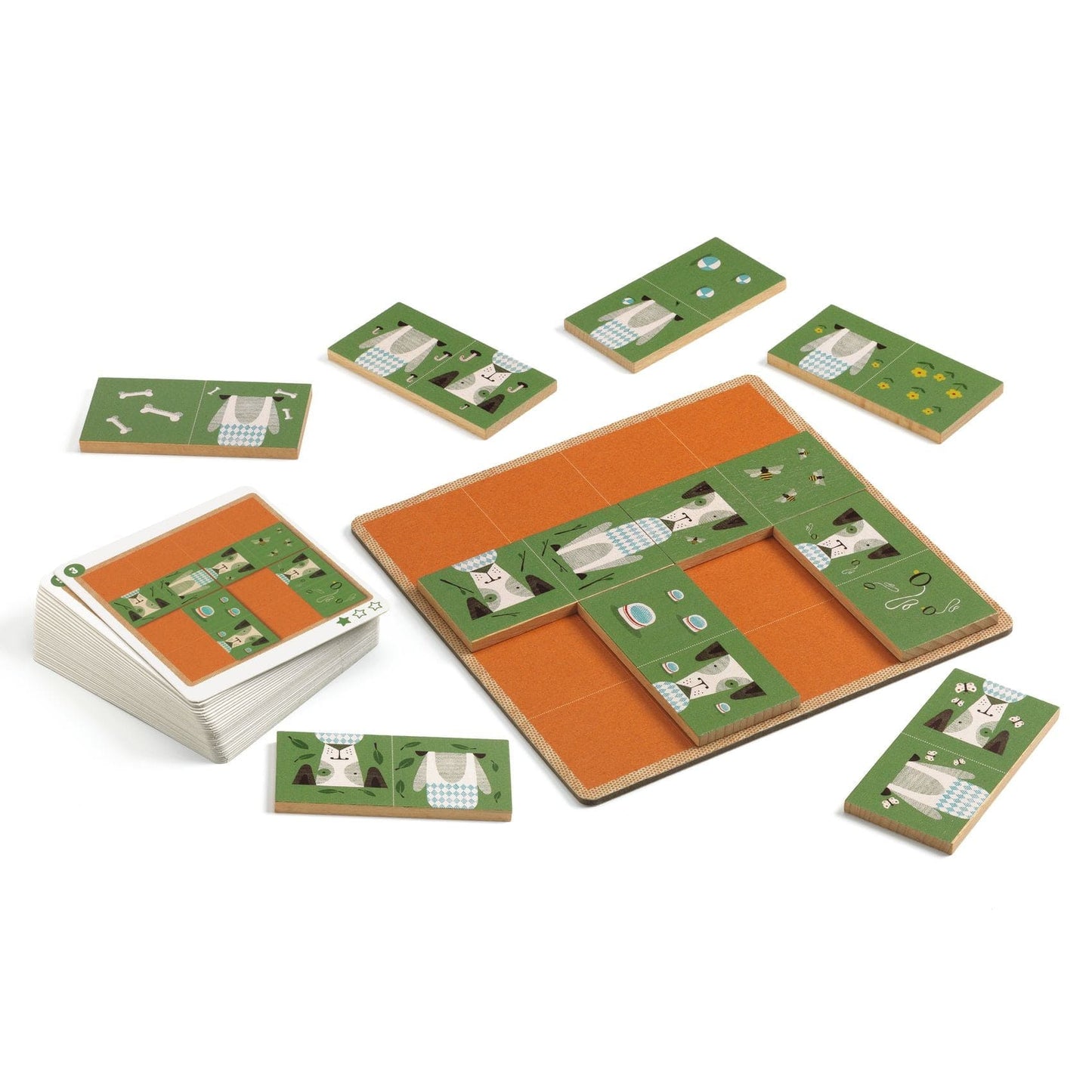 Djeco Juegos de mesa Juego de mesa sologic dogmino DJ08522