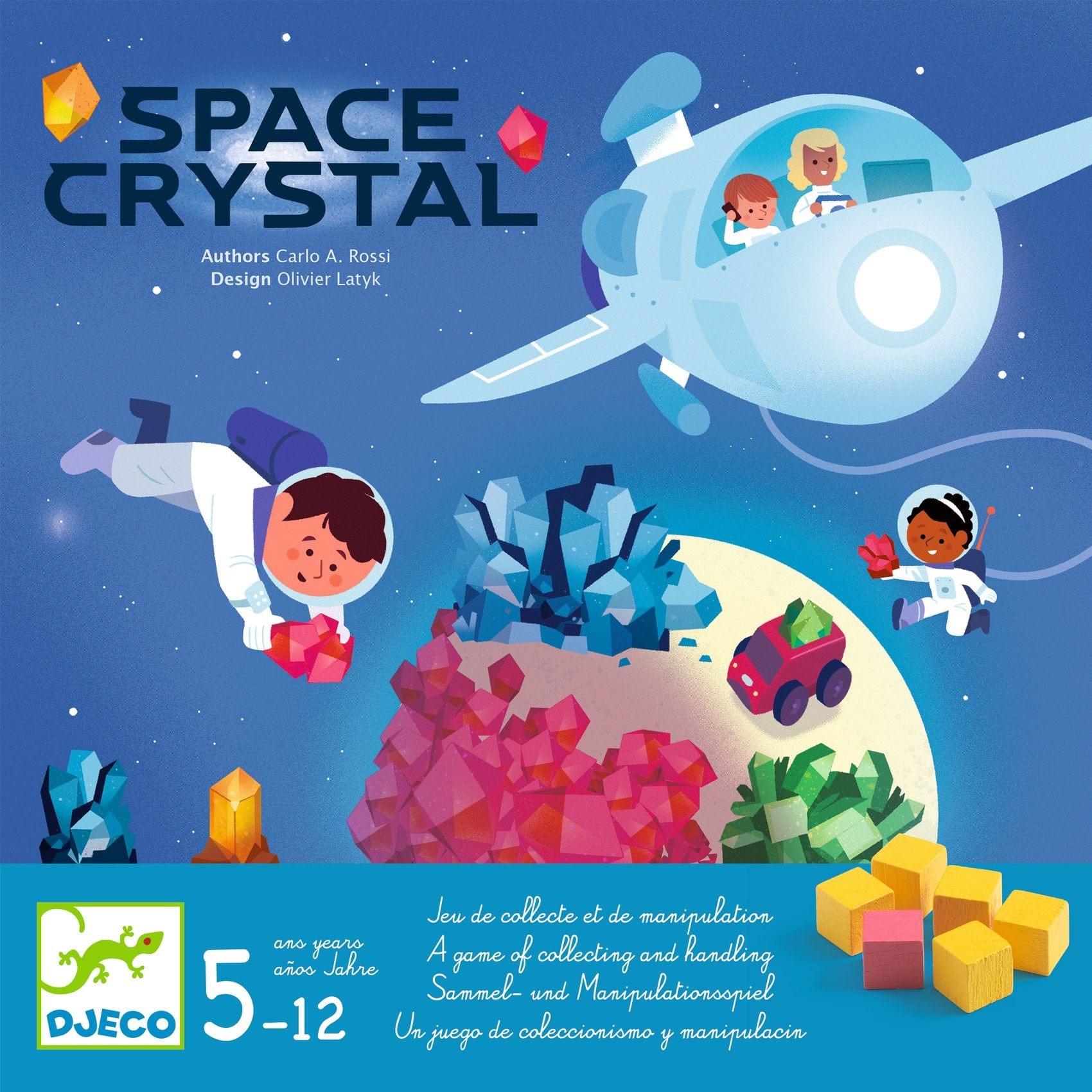 DJECO Juegos de mesa Juego de mesa y lógica Cristal Espacial - Djeco DJ00821