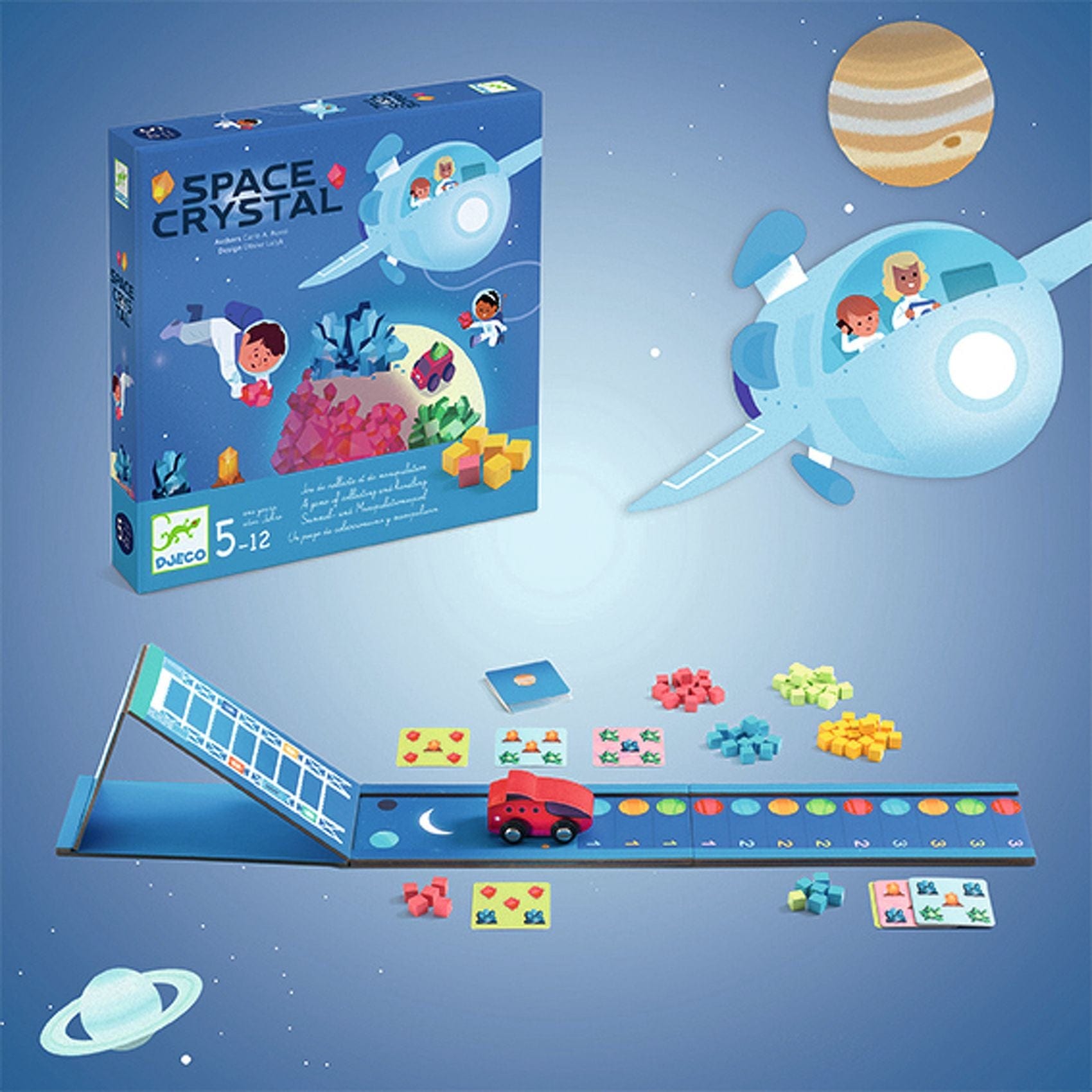 DJECO Juegos de mesa Juego de mesa y lógica Cristal Espacial - Djeco DJ00821