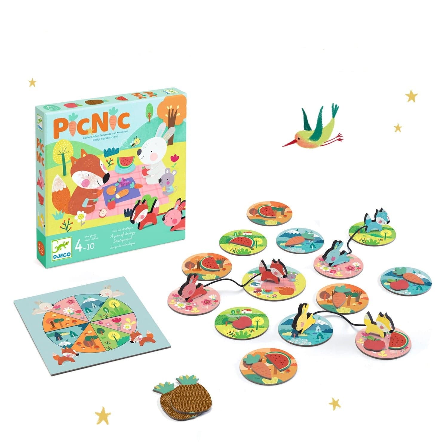 Djeco Juegos de mesa Juego Táctico Picnic DJ08572