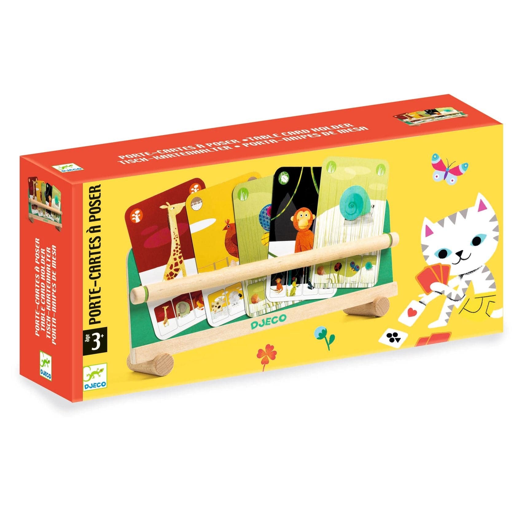 DJECO Juegos de mesa Tarjetero de Mesa DJ05090