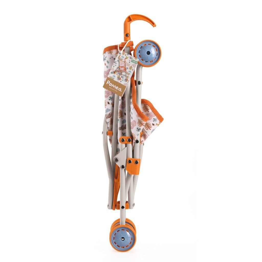 DJECO Juegos de roles Cochecito de Bosque 54 cm Pomea