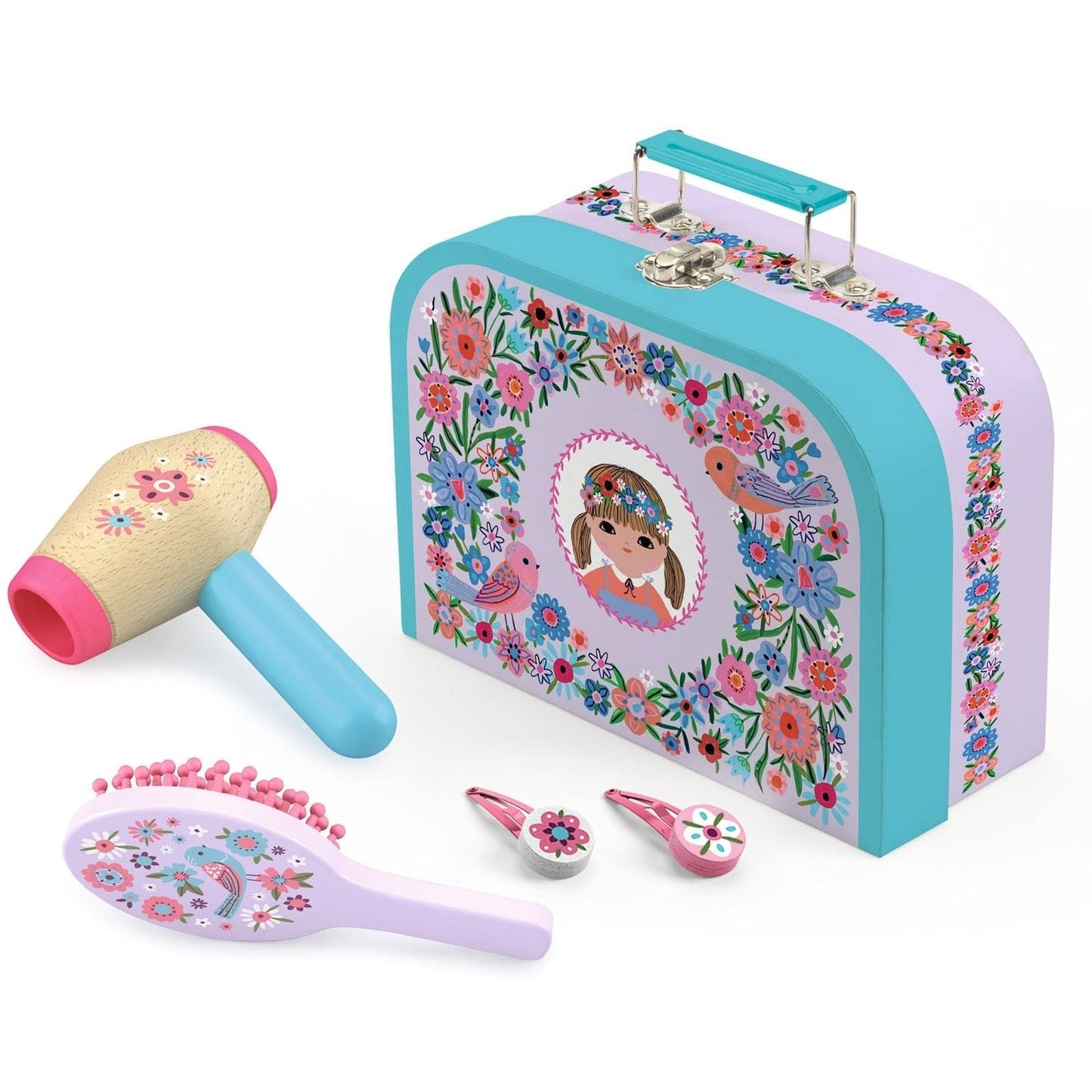 DJECO Juegos de roles Juego de Madera Lily Peinado DJ06687
