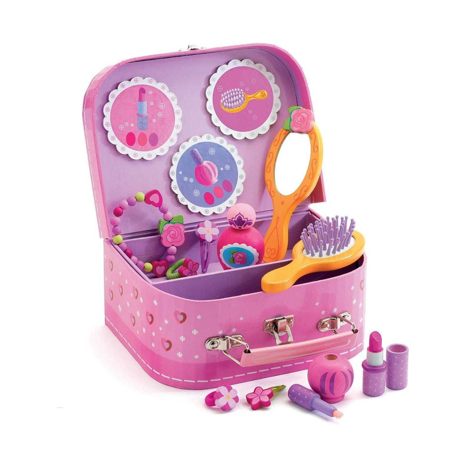 DJECO Juegos de roles Maletín con kit de belleza DJ06552