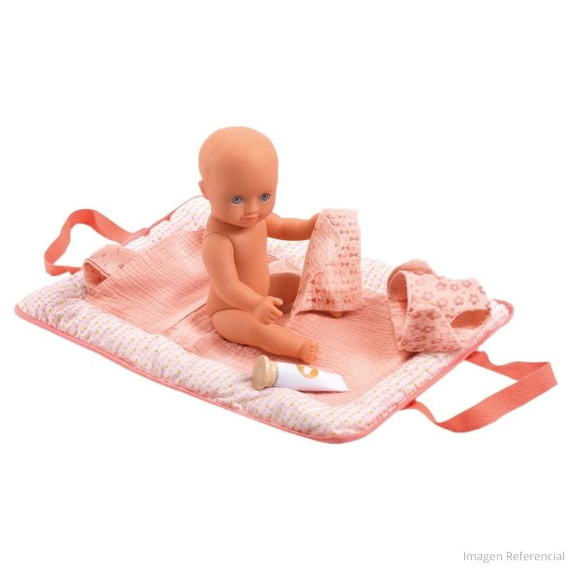 Djeco Juegos de roles Mudador para muñecas Pink Peak Pomea DJ07850