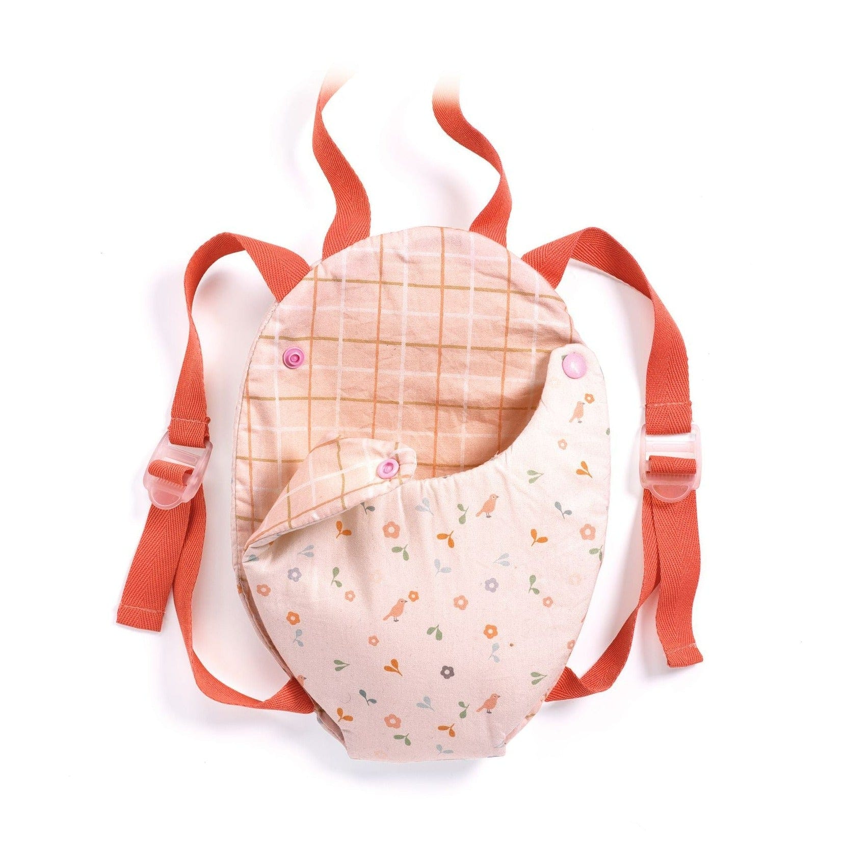 DJECO Juegos de roles Portabebé Lavanda para muñecas Pomea DJ07812