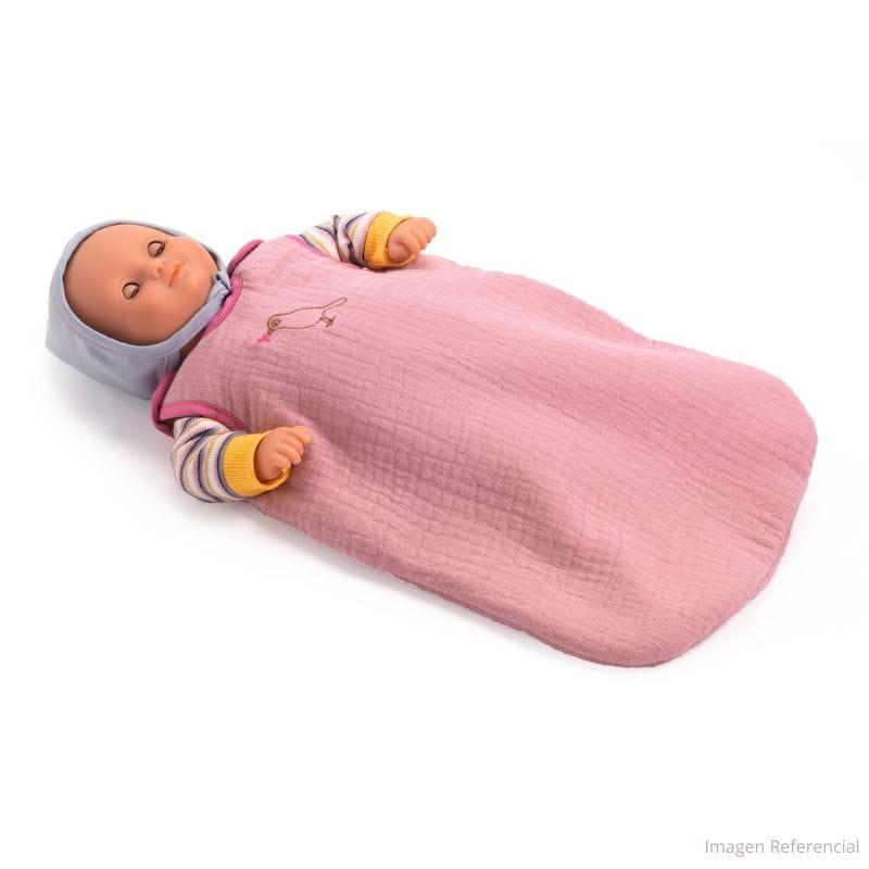 Djeco Juegos de roles Saquito de dormir sleeping bag para muñecas Pomea Rose DJ07846