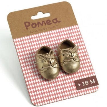 DJECO Muñec@s Zapatos dorados - Pomea DJ07887