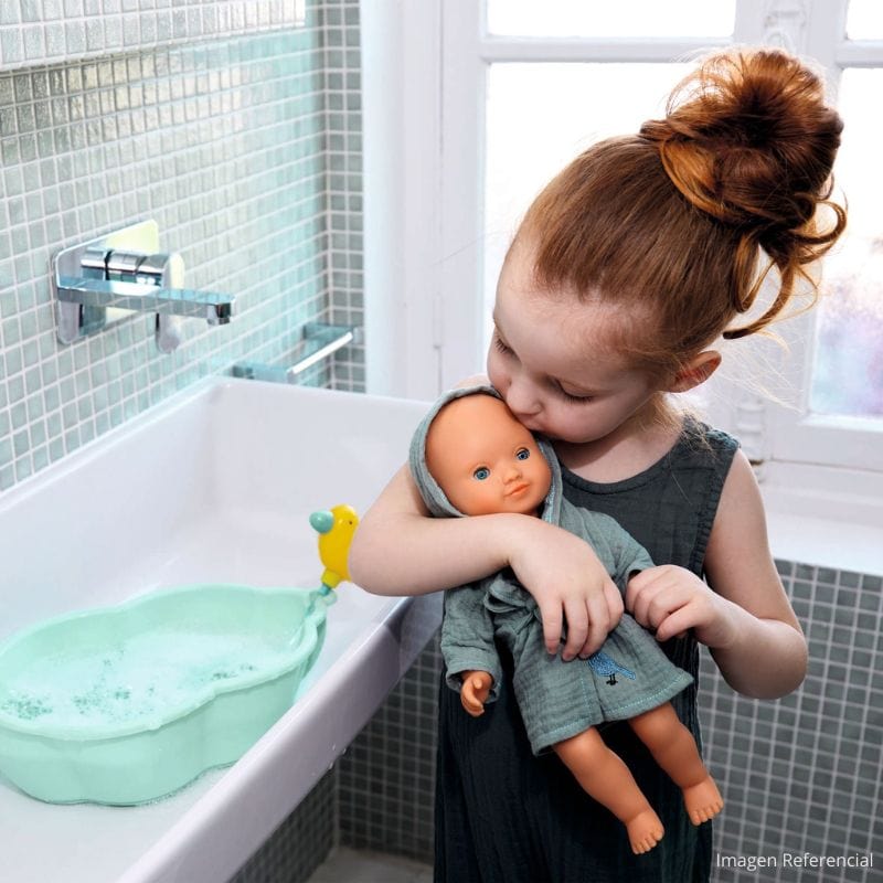 Djeco Muñecas Bata de baño para muñeca Pomea de 30 a 32 cm - Djeco DJ07858