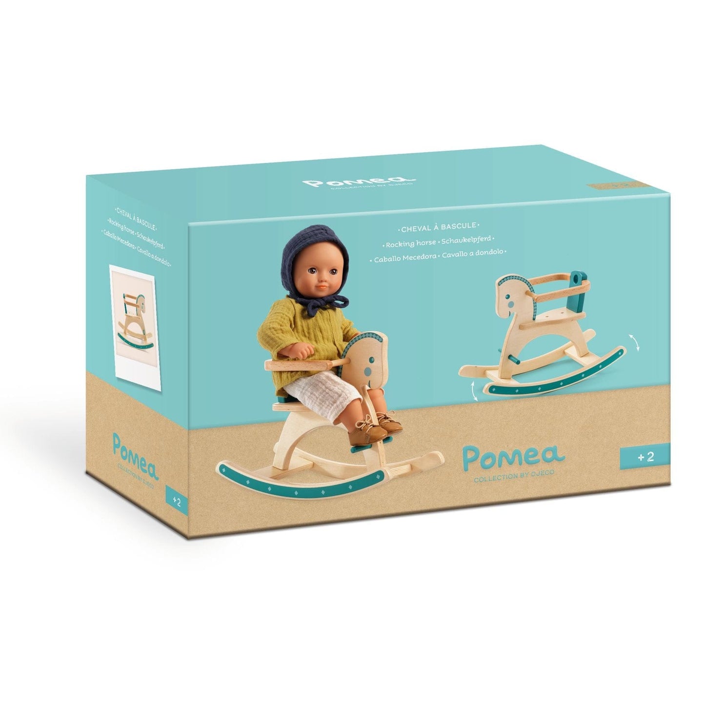 Djeco Muñecas Caballo balancín para muñecas Pomea - Djeco DJ07799