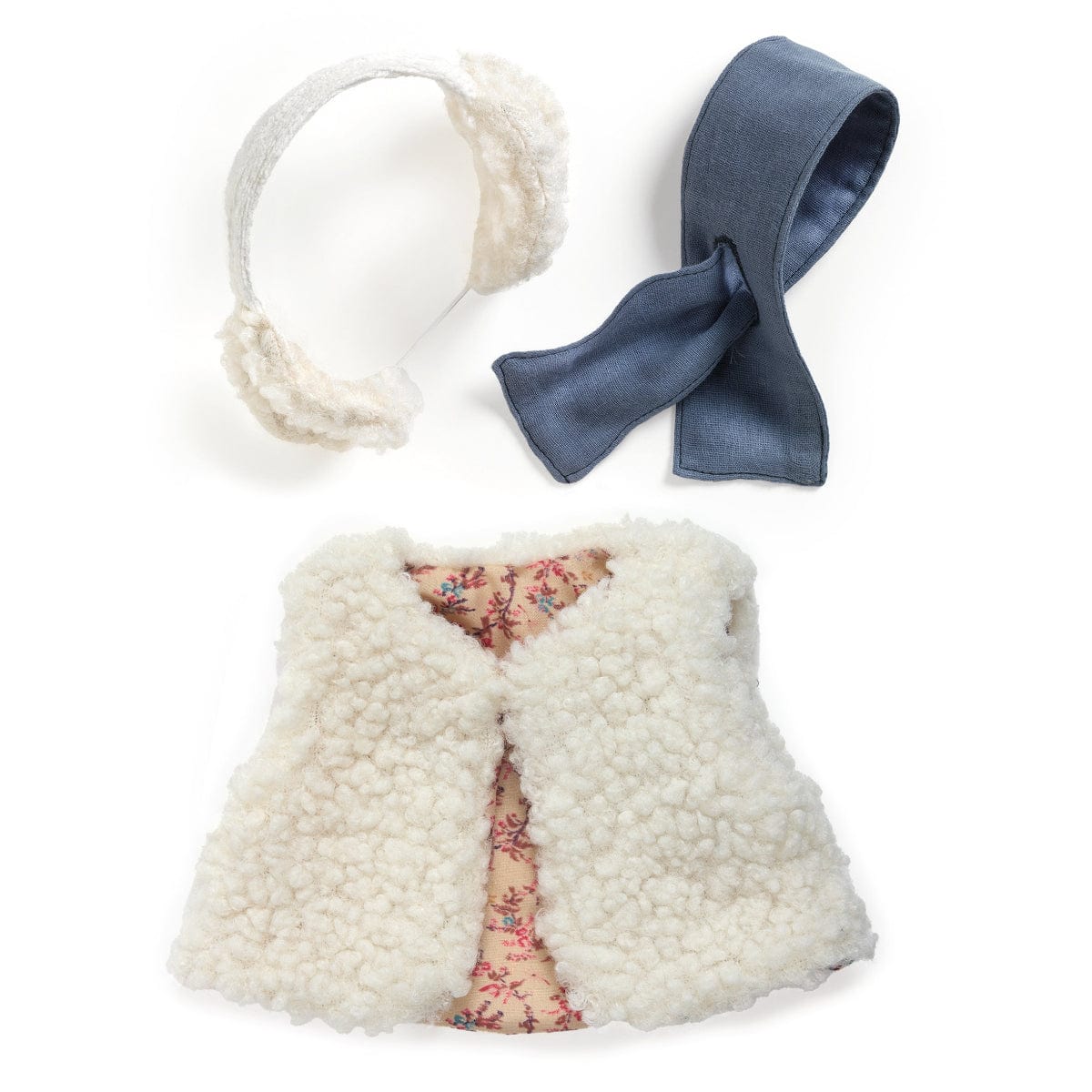 Djeco Muñecas Conjunto para Muñecas Pomea Chaleco de invierno Moumoute - Djeco DJ07774