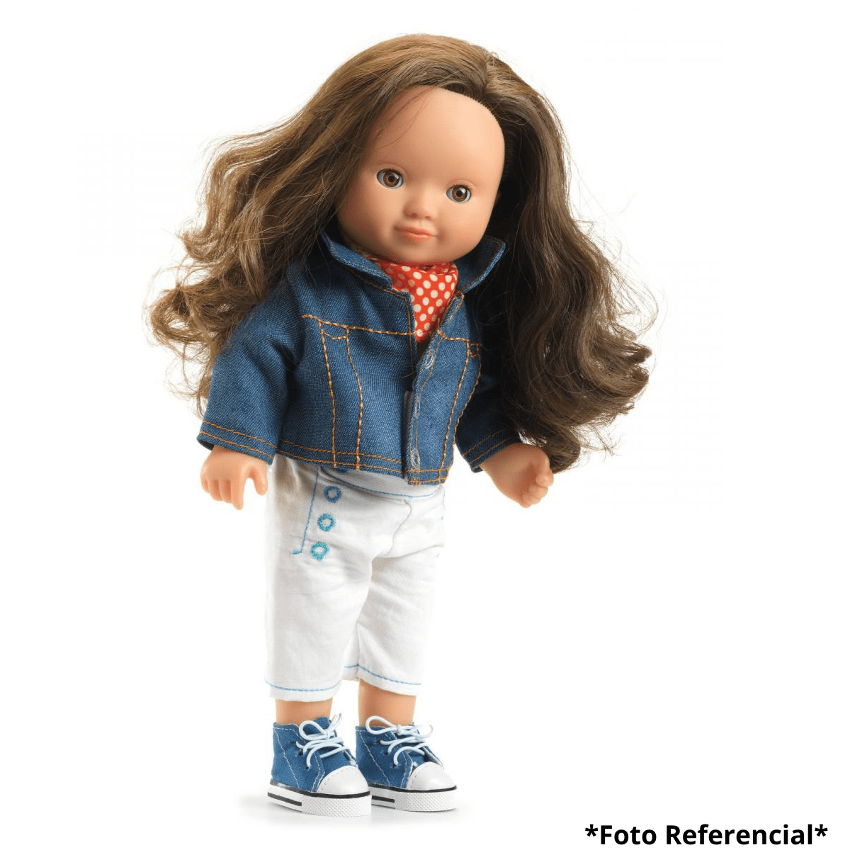 Djeco Muñecas Conjunto para Muñecas Pomea - Chaqueta Azul - Djeco DJ07773