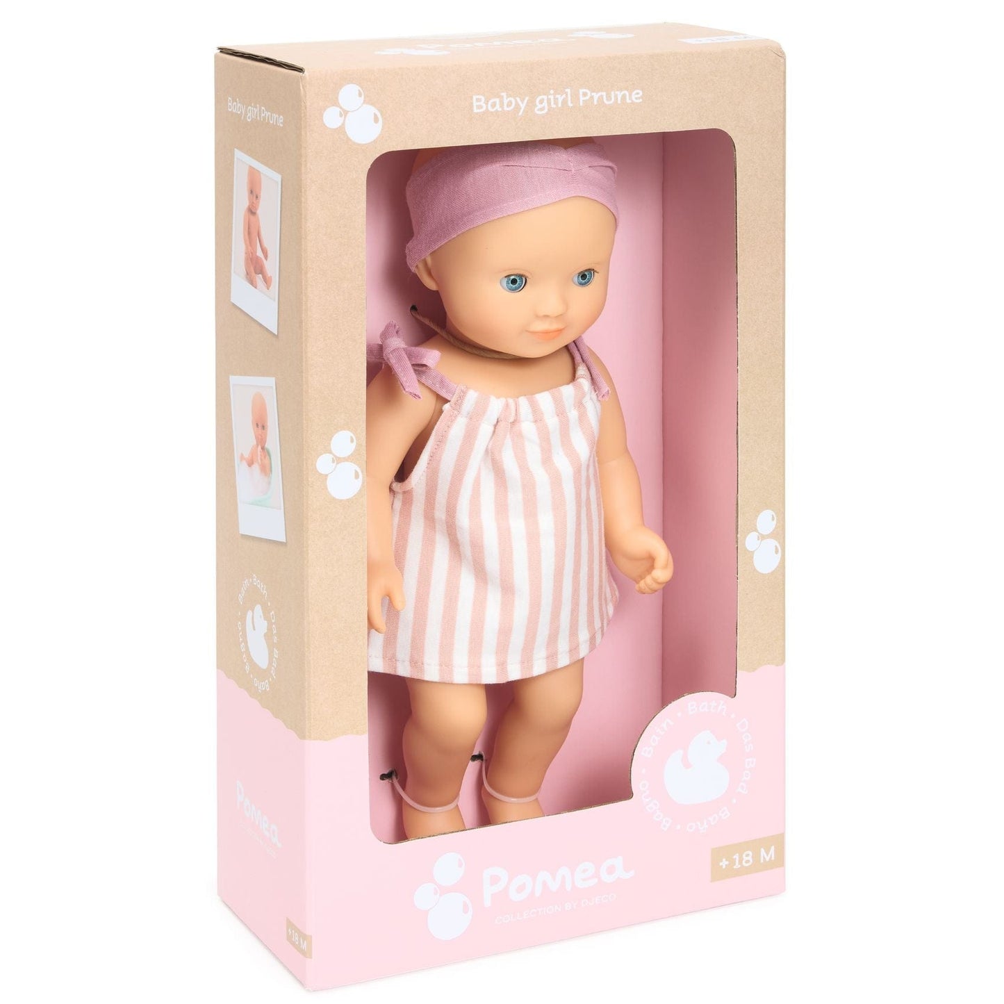 Djeco Muñecas Muñeca de Baño Baby Prune 32 cm Pomea DJ07882