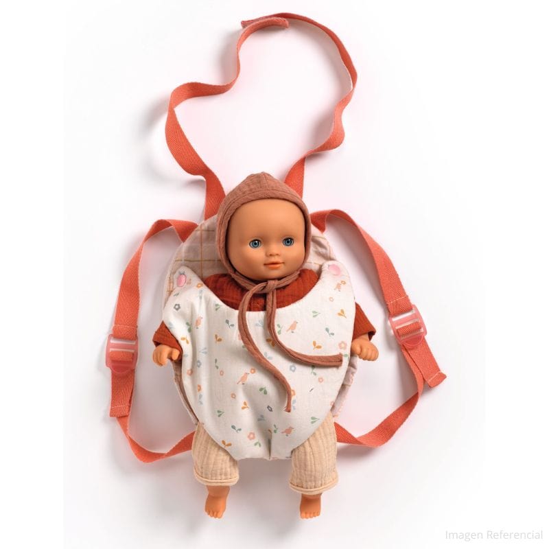 Djeco Muñecas Portabebé Lavanda para muñecas Pomea DJ07812
