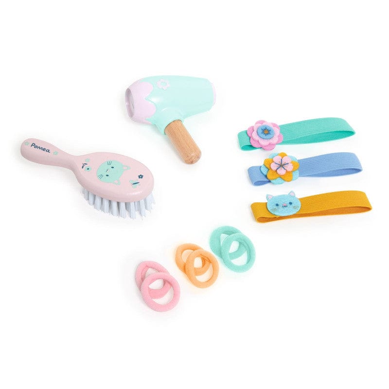 Djeco Muñecas Set de Peluquería Muñeca Pomea - Djeco DJ07796