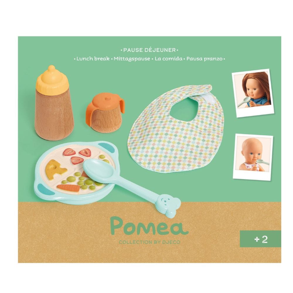 Djeco Muñecas Set Hora de Almuerzo Muñeca Pomea - Djeco DJ07778