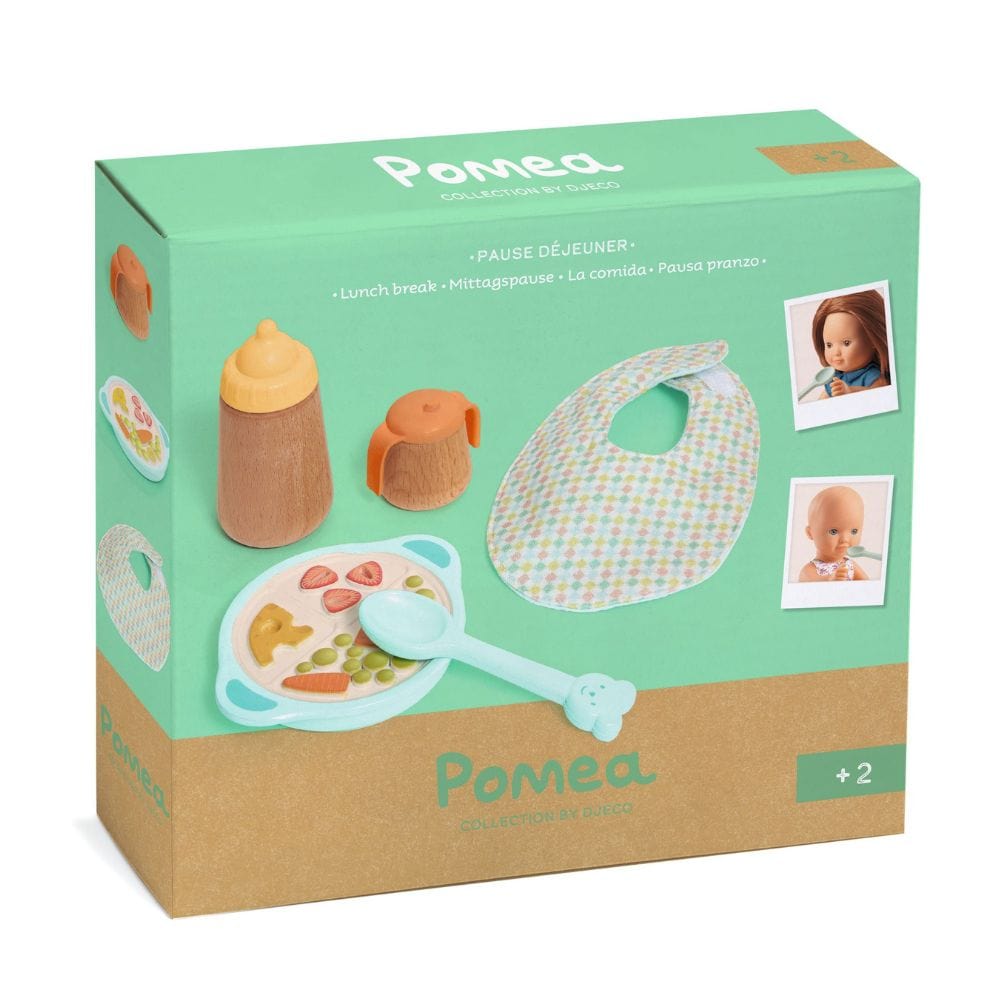 Djeco Muñecas Set Hora de Almuerzo Muñeca Pomea - Djeco DJ07778