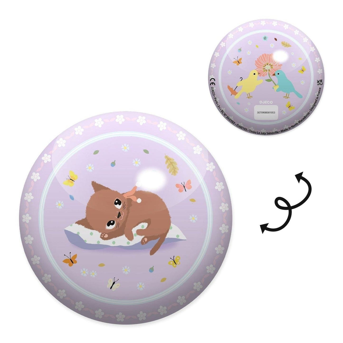 DJECO Pelota Pelota Adorable Chica DJ00105