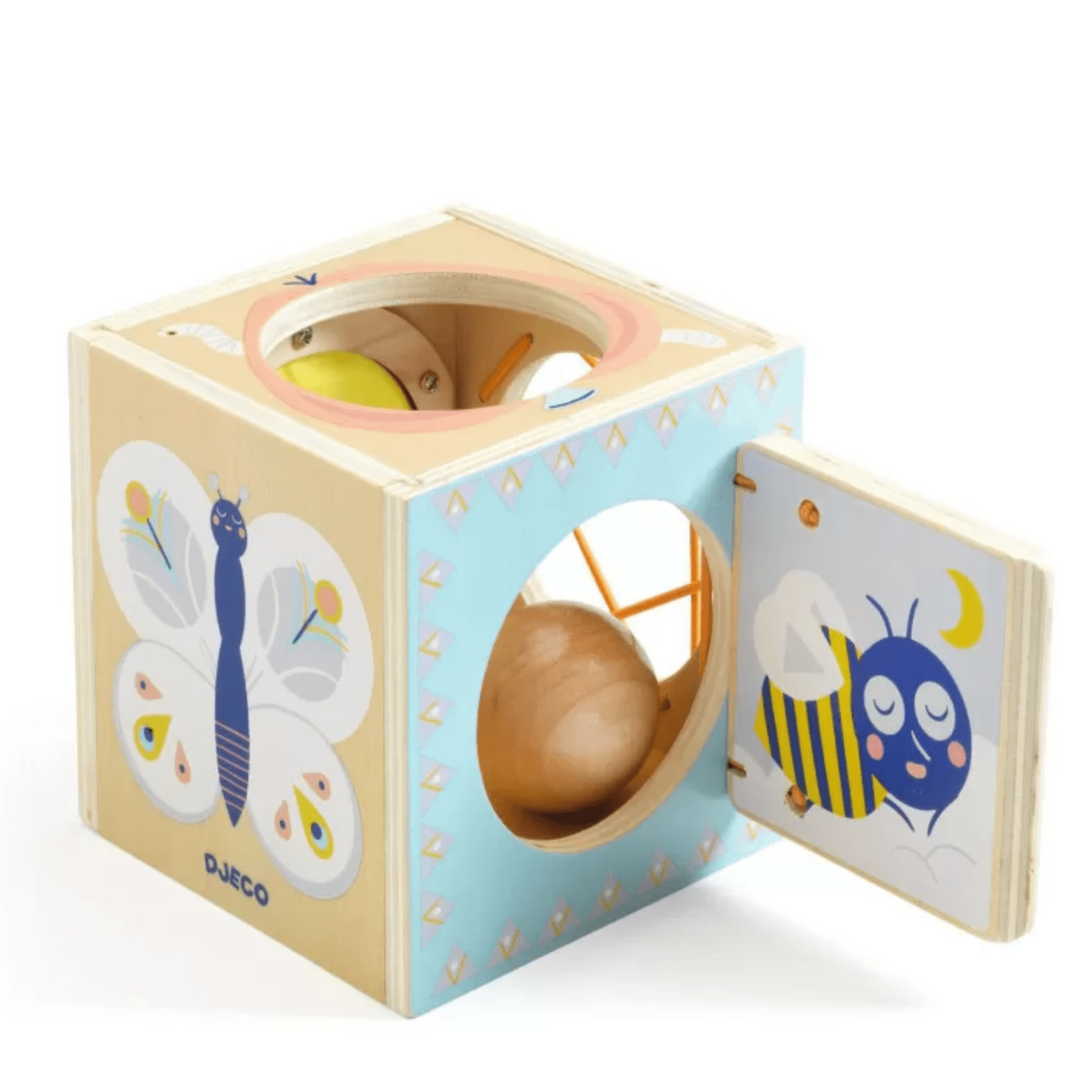 DJECO Puzzles y encajes BabyBox Cubo de Actividades - Djeco DJ06149