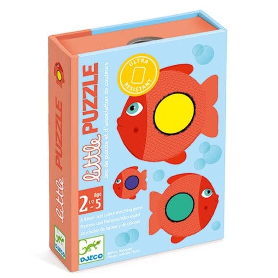 Djeco Puzzles y encajes Pequeño Puzzle peces DJ05060