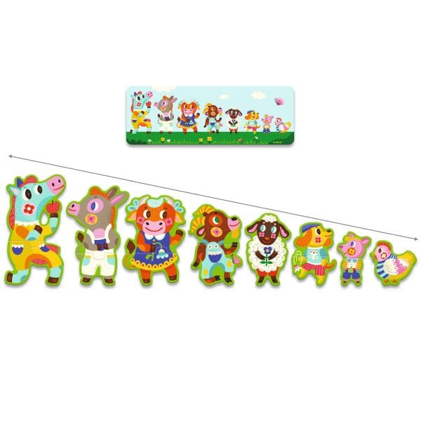 DJECO Puzzles y encajes Puzzle animales de la granja - Djeco DJ08266