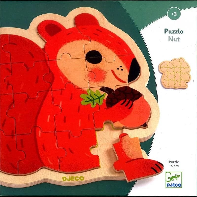 DJECO Puzzles y encajes Puzzle Ardilla DJ01824