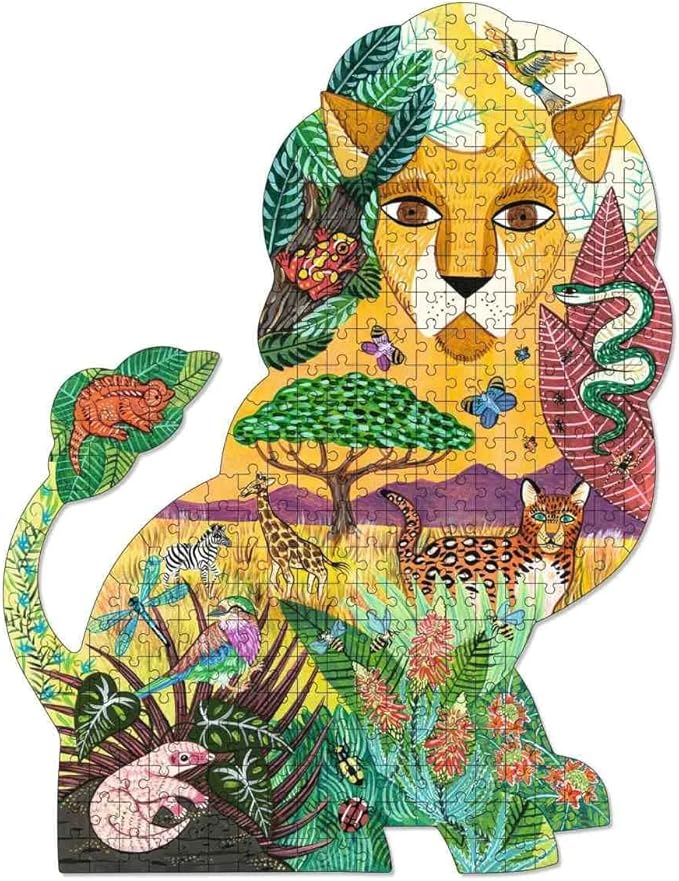 DJECO Puzzles y encajes Puzzle artístico de León 350 piezas- Djeco DJ07660