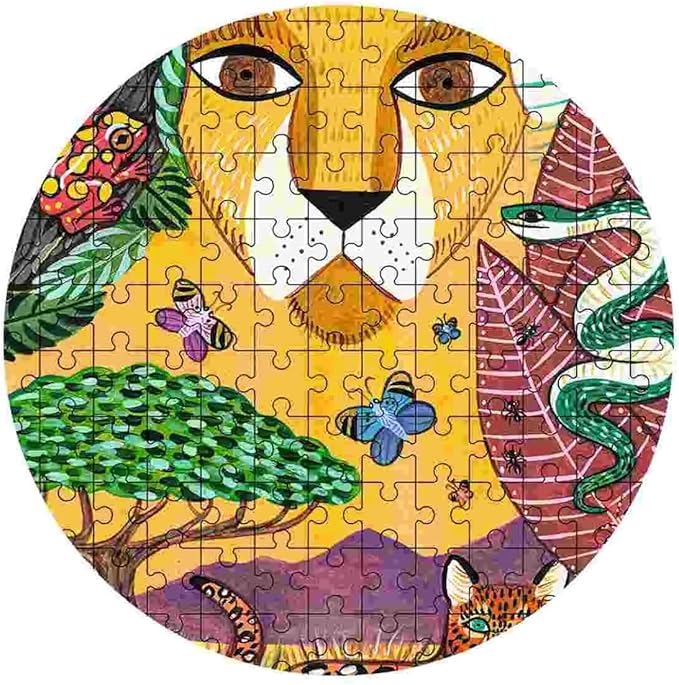 DJECO Puzzles y encajes Puzzle artístico de León 350 piezas- Djeco DJ07660