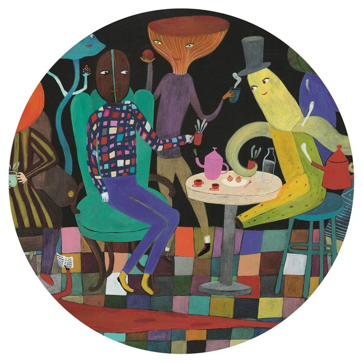 DJECO Puzzles y encajes Puzzle artístico de una Caponata 350 piezas - Djeco DJ07680